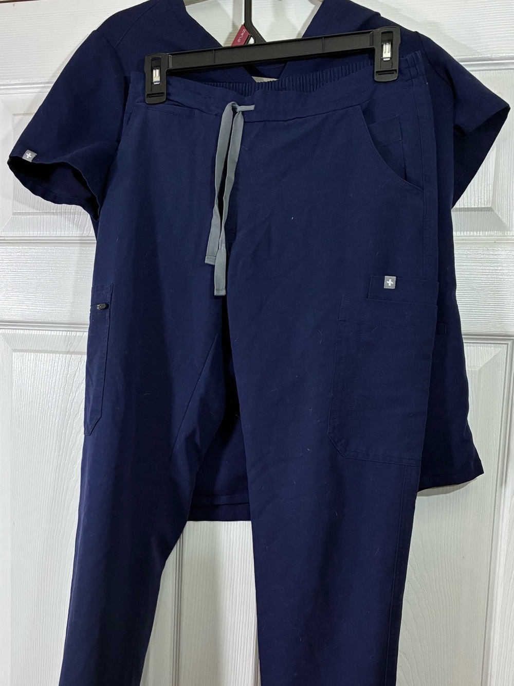 Figs navy blue scrub set. Please read description for details.